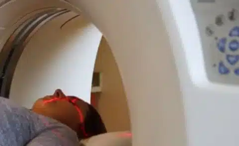 Patient in CT Scan