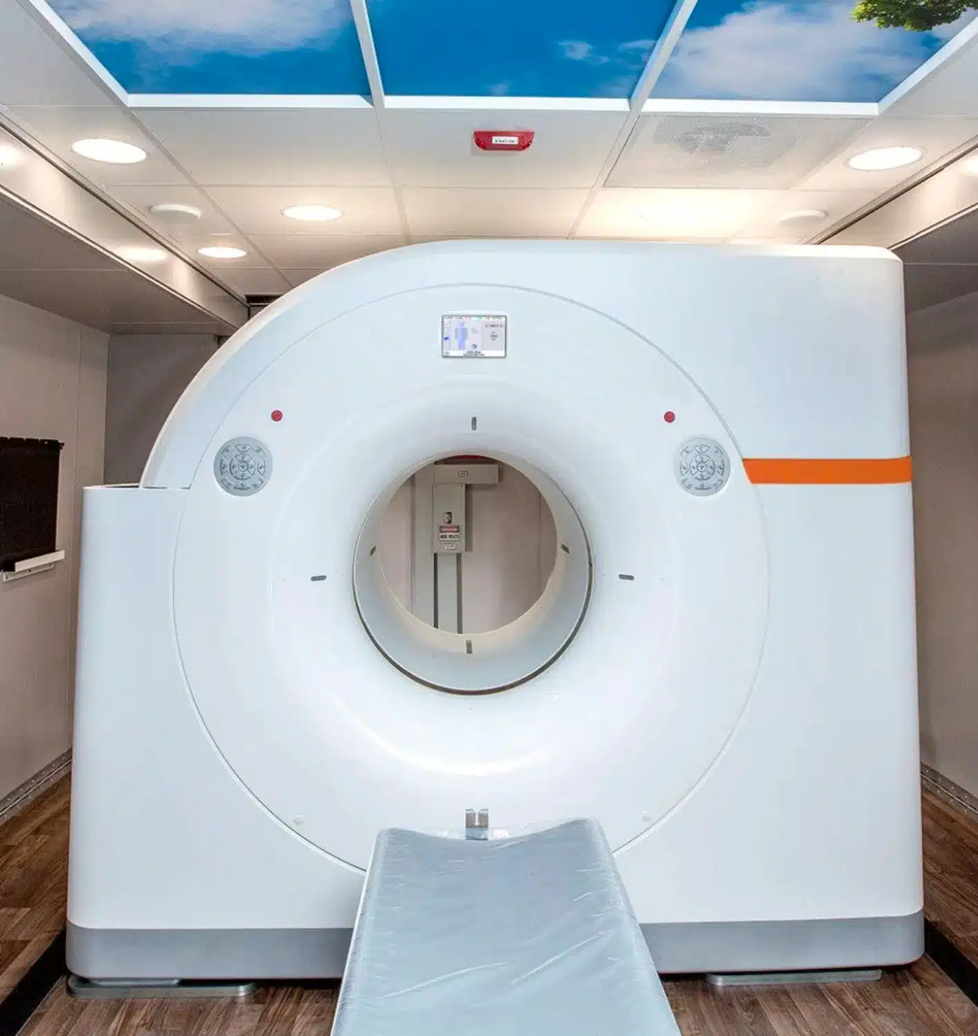 mobile pet ct scanner no logos