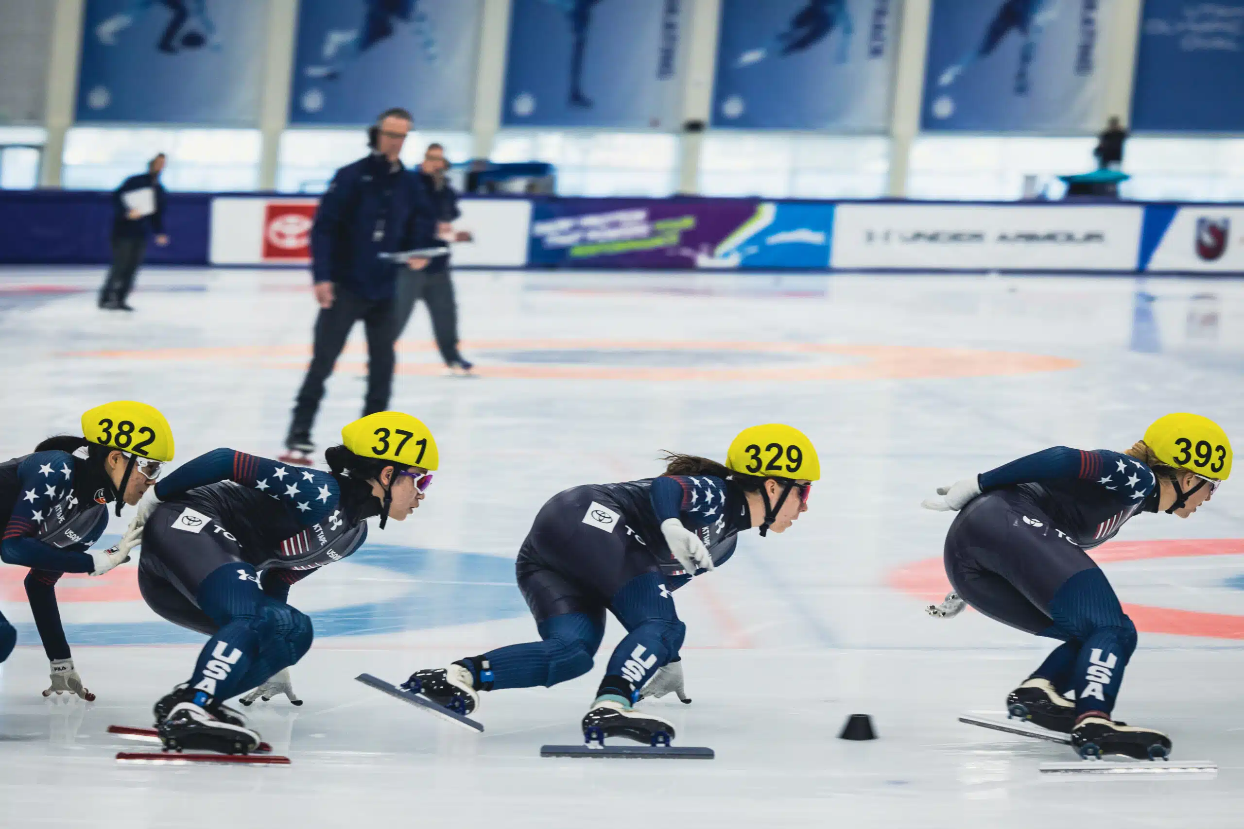 4 us speedskating athletes